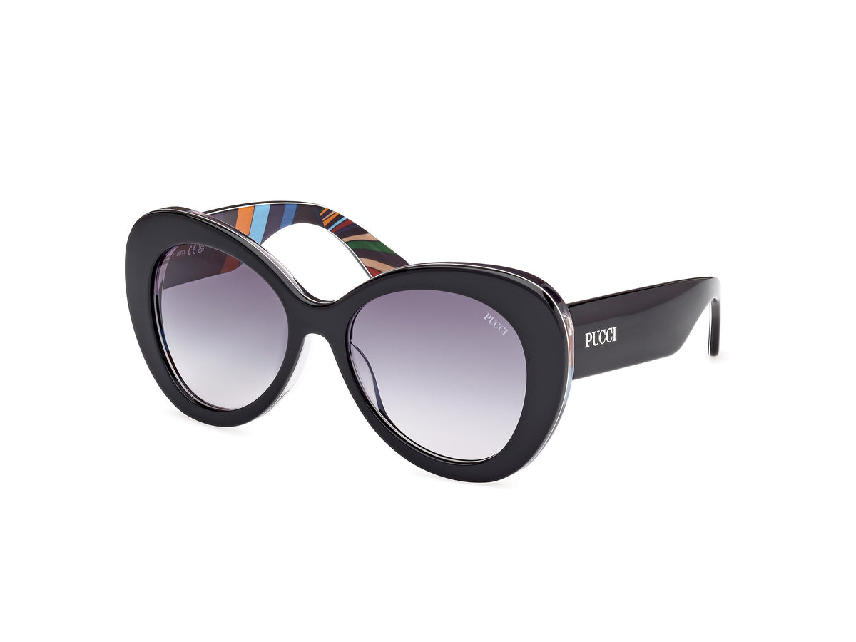 Emilio Pucci EP0198 69S Shiny Bordeaux Burgundy Adult Sunglasses Emilio Pucci 0055 Sunglasses main image 4