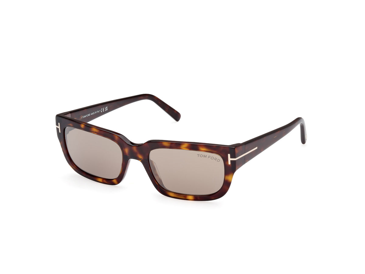 NEW TOM FORD SUNGLASSES, TOM FORD WOMEN BROWN TF1075 45U, FT1075/S 45U Amazon.com: Tom Ford EZRA FT 1075 Shiny Brown/Bordeaux 54/19  main image 3