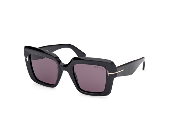 TOM FORD TF 5175 サングラス Tom Ford Athena Sunglasses FT1190 01A Shiny Black - eye-oo.com