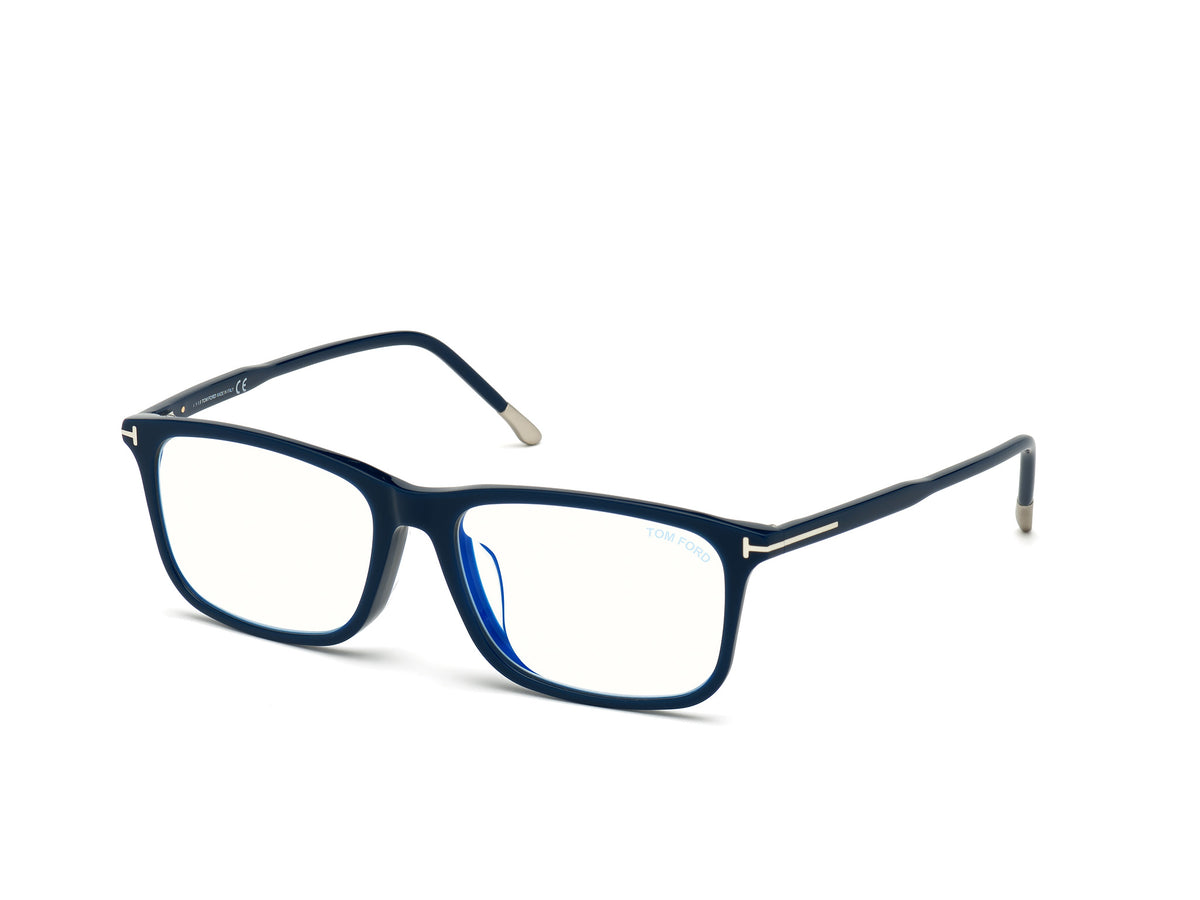 Tom Ford TF5546 Eyeglasses NEW TOM FORD TF5546-B BLACK GOLD BLUE BLOCK EYEGLASSES FRAME  main image 2
