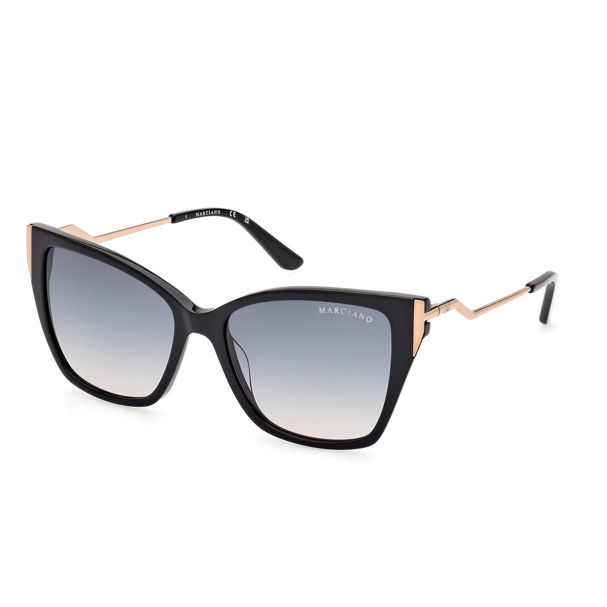 Marciano Gold Frame Sunglasses with Dark Lenses Guess By Marciano GM00005 Sunglasses | Select Eyewear main image 2