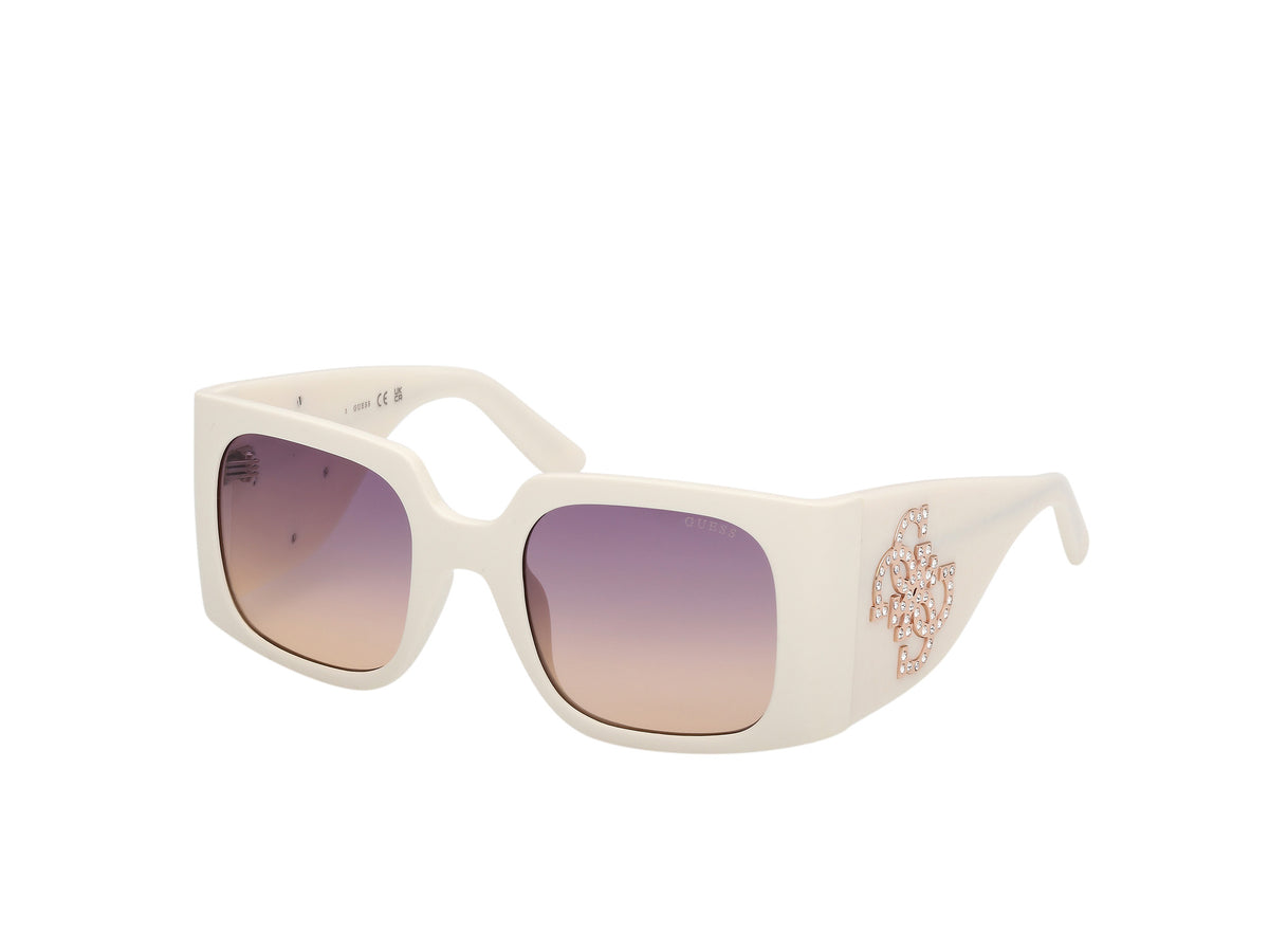 Guess White Sunglasses with Case Amazon.com: GUESS Factory Women main image 3