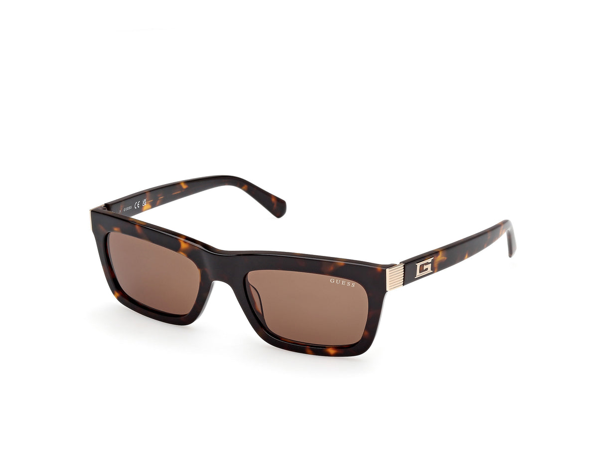 NWT Guess GU00212-52E Dark Havana Rectangle 55mm Sunglasses Guess GU00212 52E havana 55/20/145 Men main image 3