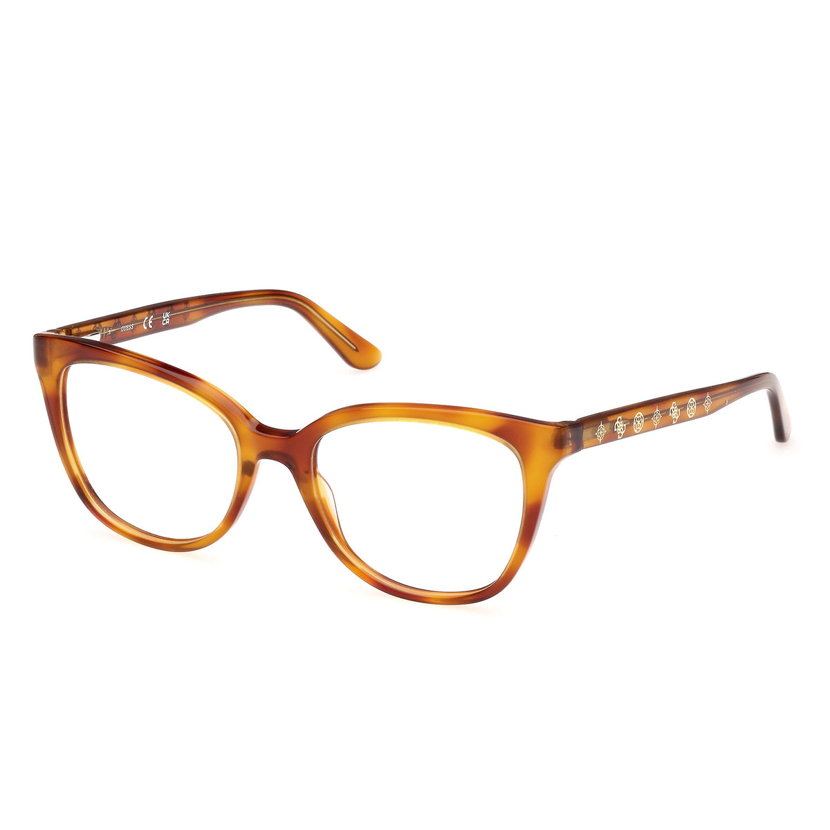 Guess Eyeglasses GU1433 BRN Designer Demo Lens Brown 52-17-130 Eyeglasses-Guess-GU-50130-052-  main image 3