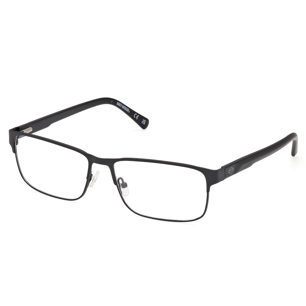 NWT Harley Davidson HD0933-052-57 57mm New Eyeglasses Amazon.com: Harley-Davidson Eyeglasses HD 0950 001 Shiny  main image 3