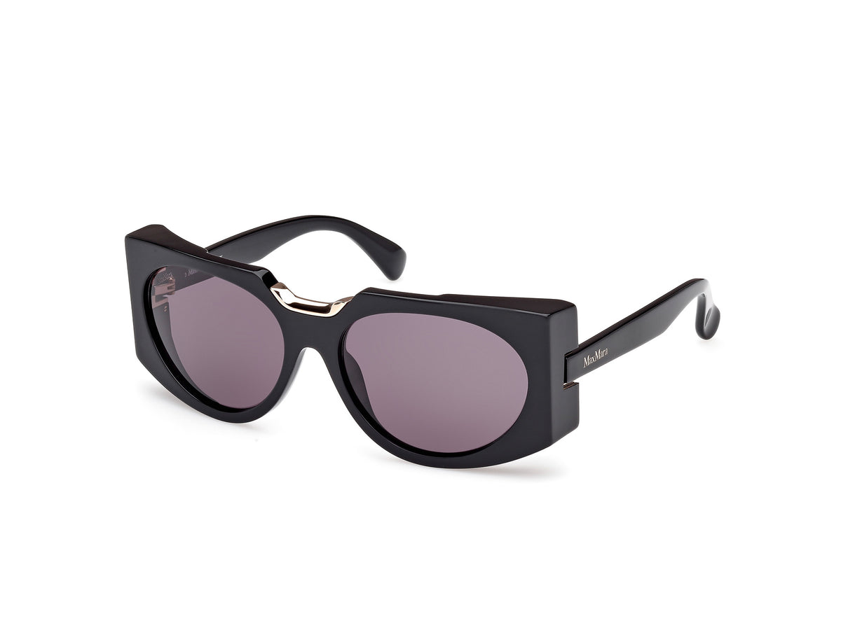 Max Mara SPARK6 MM0124 01A Butterfly Sunglasses - Black / Smoke MaxMara Spark6 MM0124 60A - Sunglasses for Woman - LookerOnline main image 3