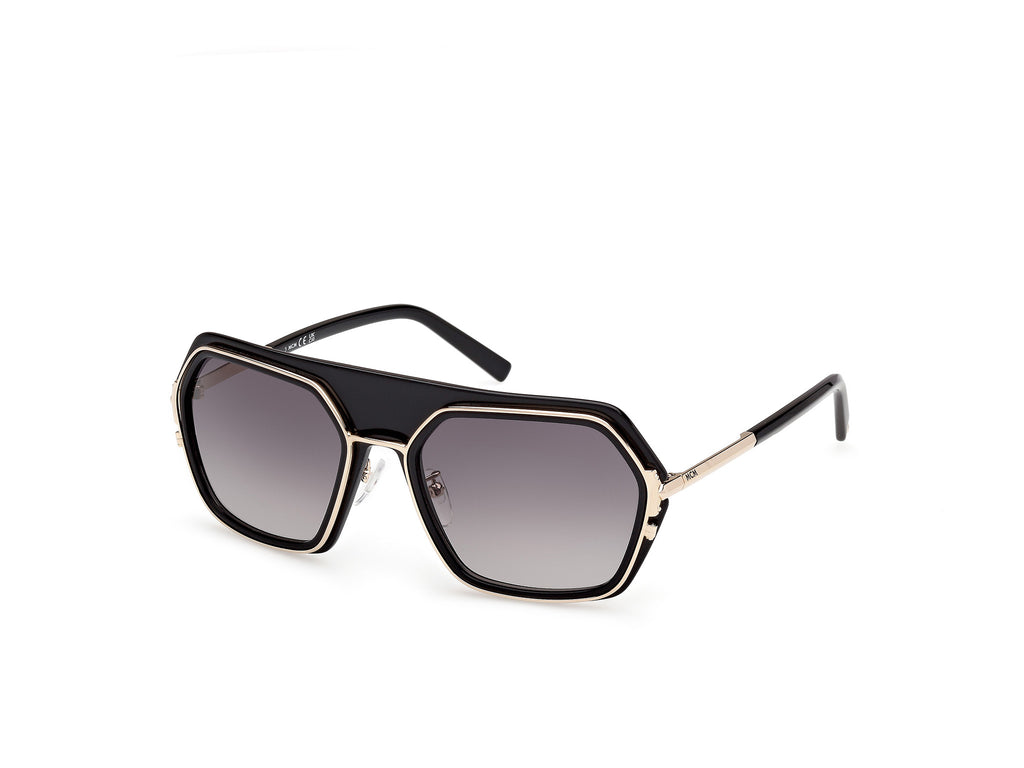 NEW MCM Worldwide Beige Geometric Sunglasses MW0018-H MCM Gradient Smoke Geometric Ladies Sunglasses MW0018-H 01B  main image 4