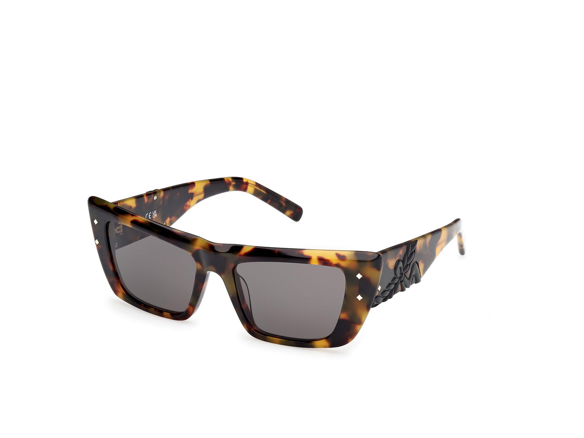 MCM 611S 218 Blonde Havana Sunglasses MCM Sunglasses Unisex Havana Blue MCM676SA-235  main image 2