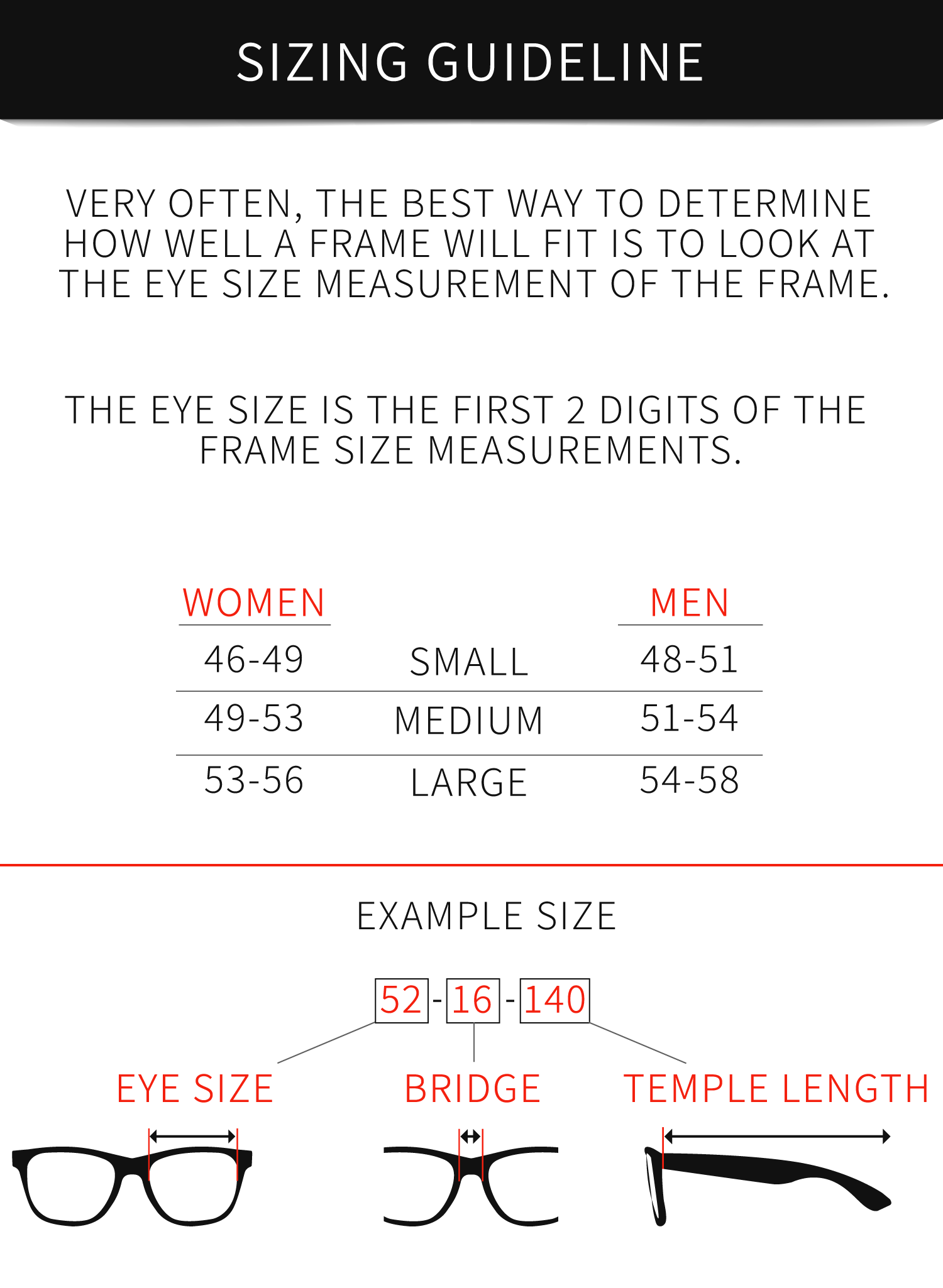 size chart mobile