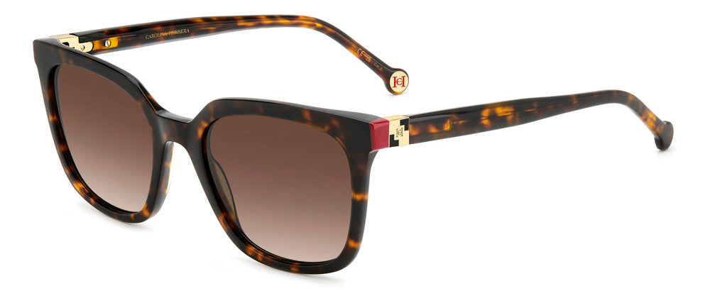 Carolina Herrera Sunglasses Womens‎ Brown H726 130 Designer  display picture 3