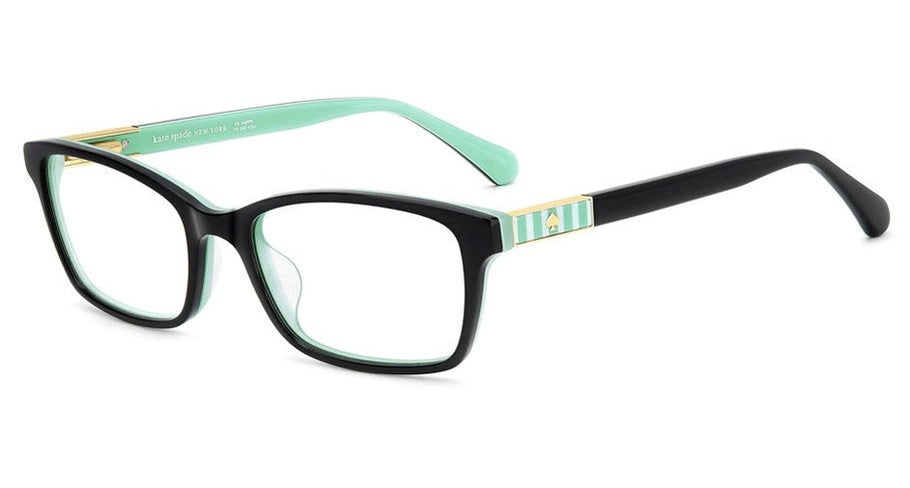 kate spade バイカラージャケット 黒・白・黄緑　S Kate Spade KS JACKELINE 2 Eyeglasses | Select Eyewear