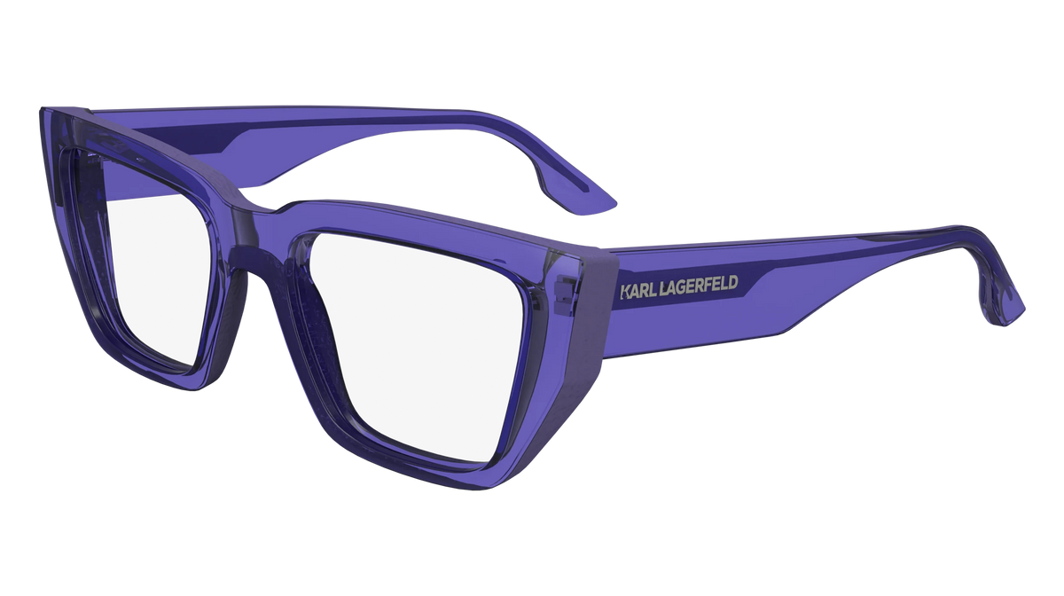 Karl Lagerfeld Clear Purple Frame Sunglasses with Purple Lenses NWOT Karl Lagerfeld KL6150 541 Women main image 3