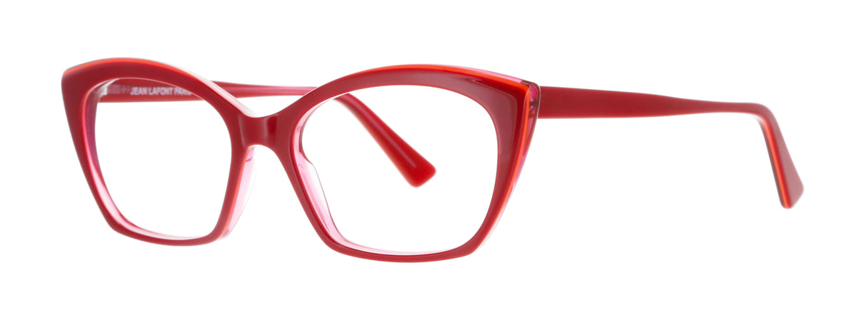 Lafont Paris Gracieuse 5155 Eyeglass Frames Brown Cat Eye 53-16-137 France gracieuse Eyeglasses - Lafont Authorized Retailer  main image 2