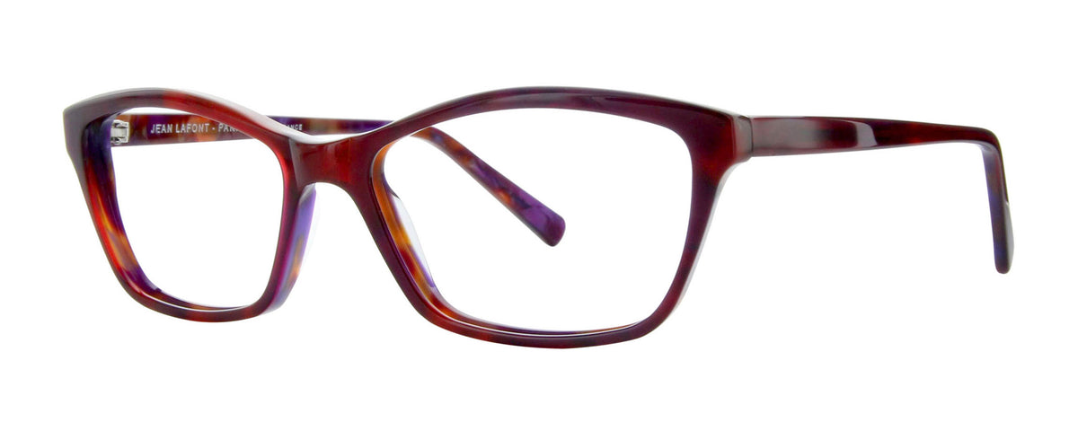 Lafont Paris Women’s Multicolor Optical Glasses - Blue & Brown Lafont Lafontaine 3177 Eyeglasses Blue Full Rim Square Shape  main image 2
