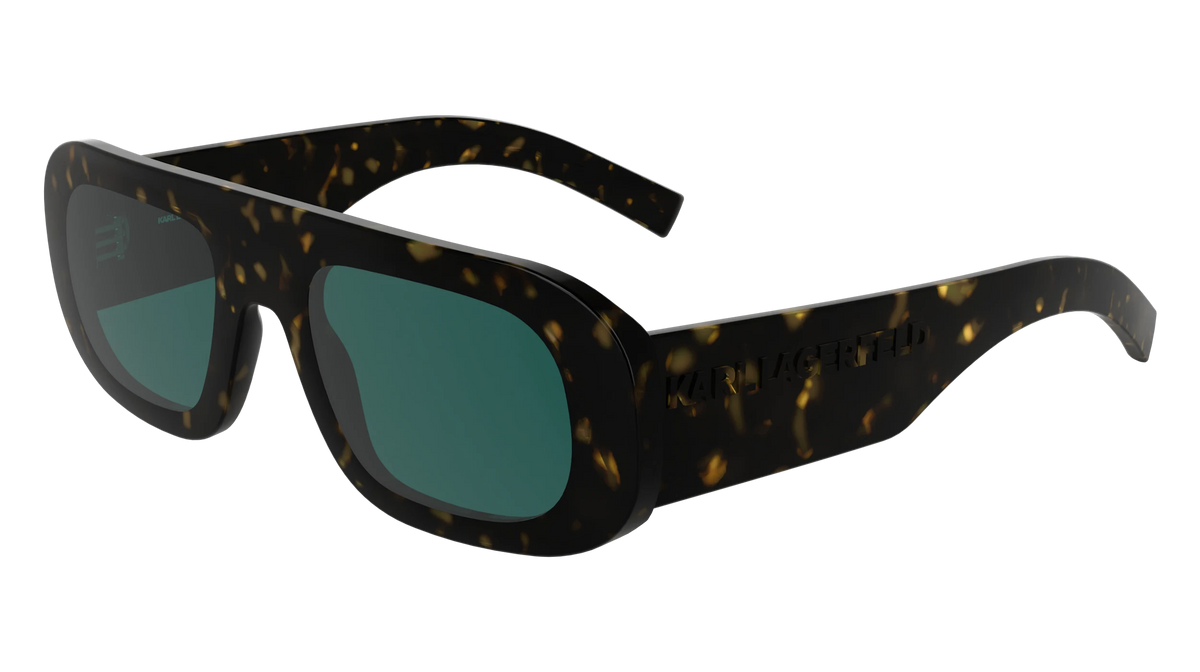 Karl Lagerfeld Black Sunglasses with Gold Grid Accent Amazon.com: KARL LAGERFELD Unisex Adult Sunglasses KLJ6148S  main image 3