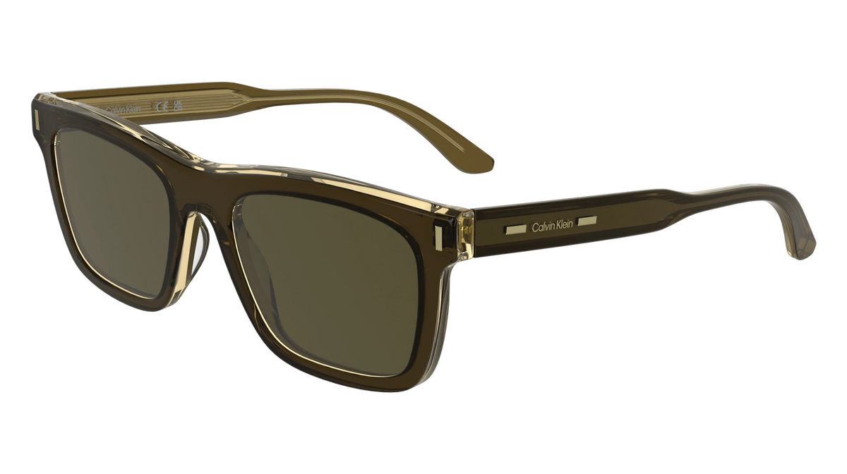 Calvin Klein Brown Translucent Sunglasses NEW CALVIN KLEIN 20537S 280 BROWN GRADIENT AUTHENTIC  main image 4