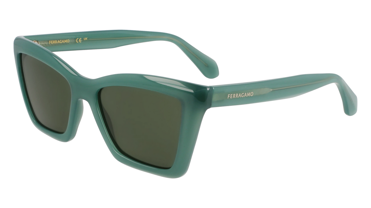 NWT Salvatore Ferragamo SF2039SE Transparent Red Cat Eye 53mm Sunglasses Ferragamo SF2039SE 1 - Black Sunglasses | LookerOnline main image 4