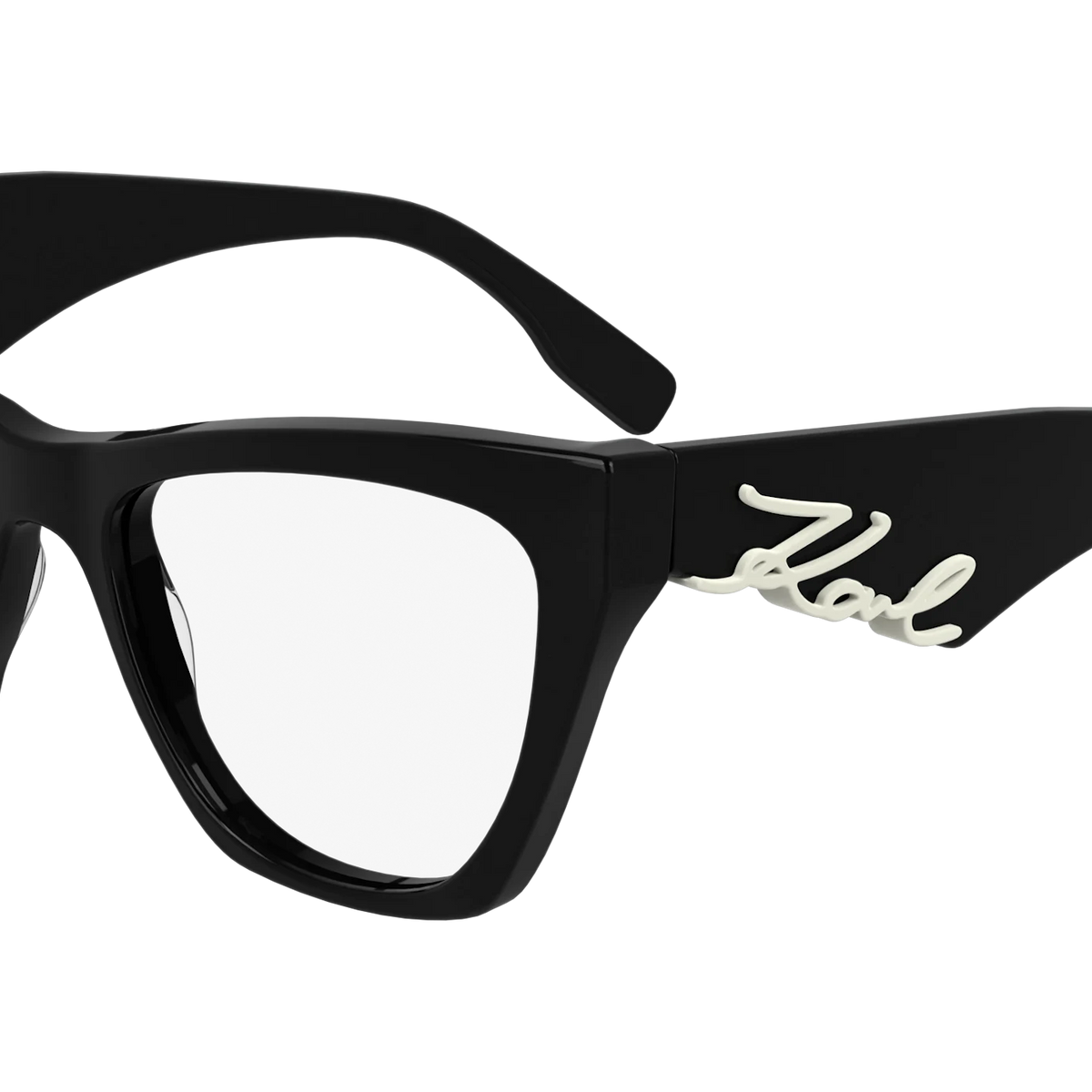 NWT Karl Lagerfeld KL6171 White Cat Eye Eyeglass Frames Karl Lagerfeld KL6171 Eyeglasses | Select Eyewear main image 4