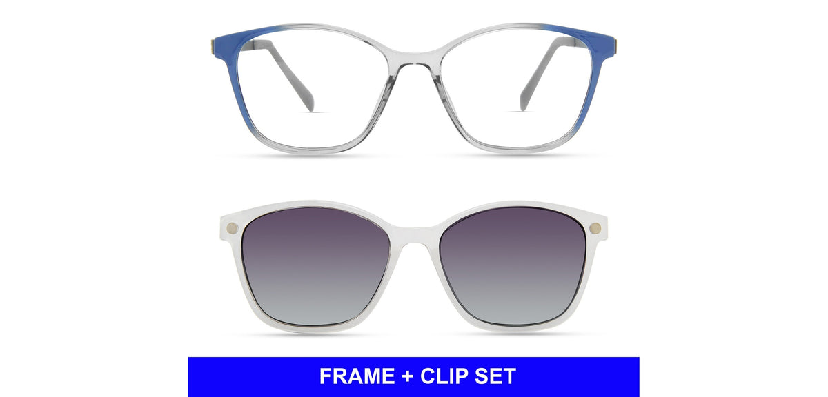ECO Tugela Moss Eyeglasses with Magnetic Sunclip 56mm Eco TUGELA Eyeglasses | Select Eyewear main image 4
