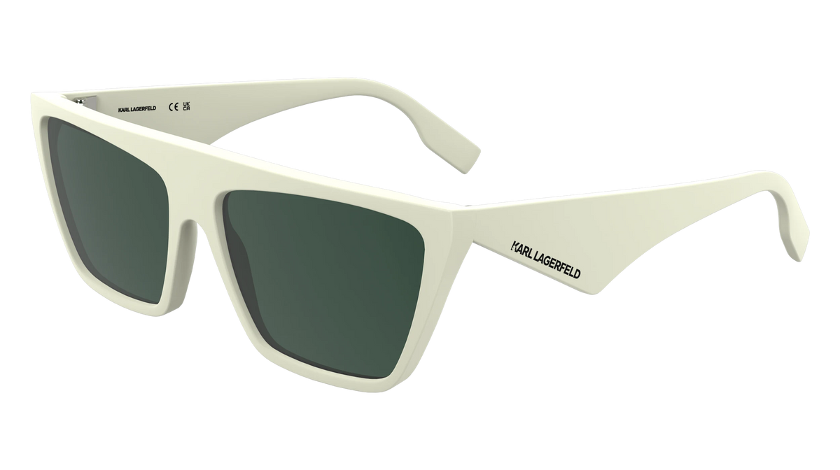 Karl Lagerfeld White Square Sunglasses Karl Lagerfeld KL6170 105 Women main image 2