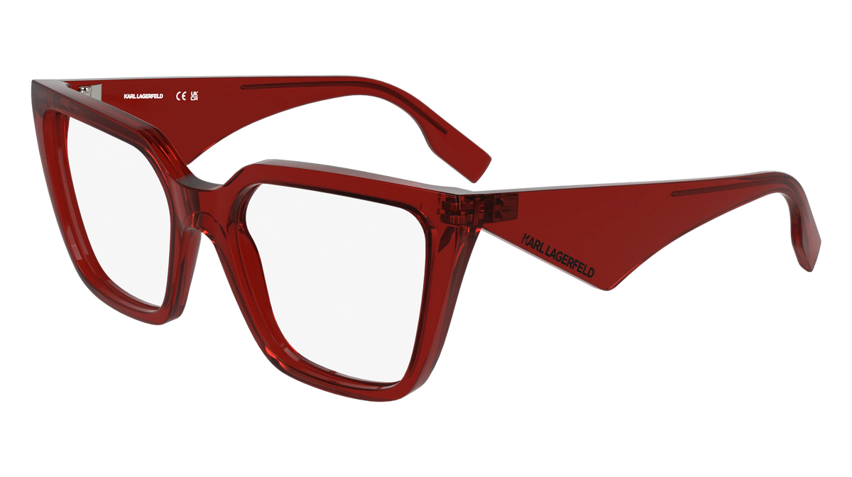 Karl Lagerfeld Bold Red Sunglasses NWT CASE NWOT Karl Lagerfeld designer red sunglasses | Mercari main image 2