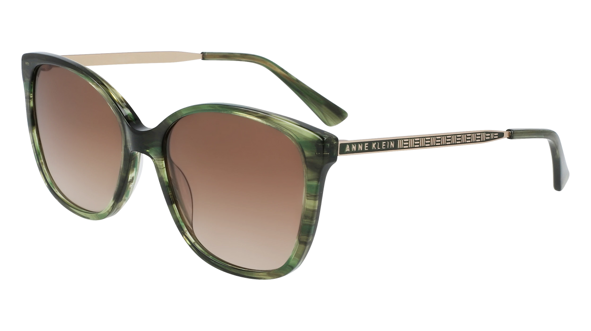 Anne Klein Green and Brown Sunglasses AK7100 Sunglasses - Anne Klein Authorized Retailer  main image 4