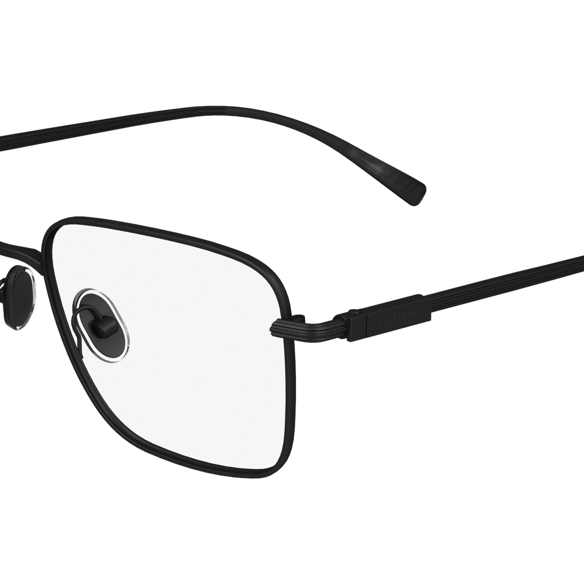 Salvatore Ferragamo SF2231 Eyeglasses Light Ruthenium Rectangular Opticontacts.com -- Salvatore Ferragamo SF2231 main image 4