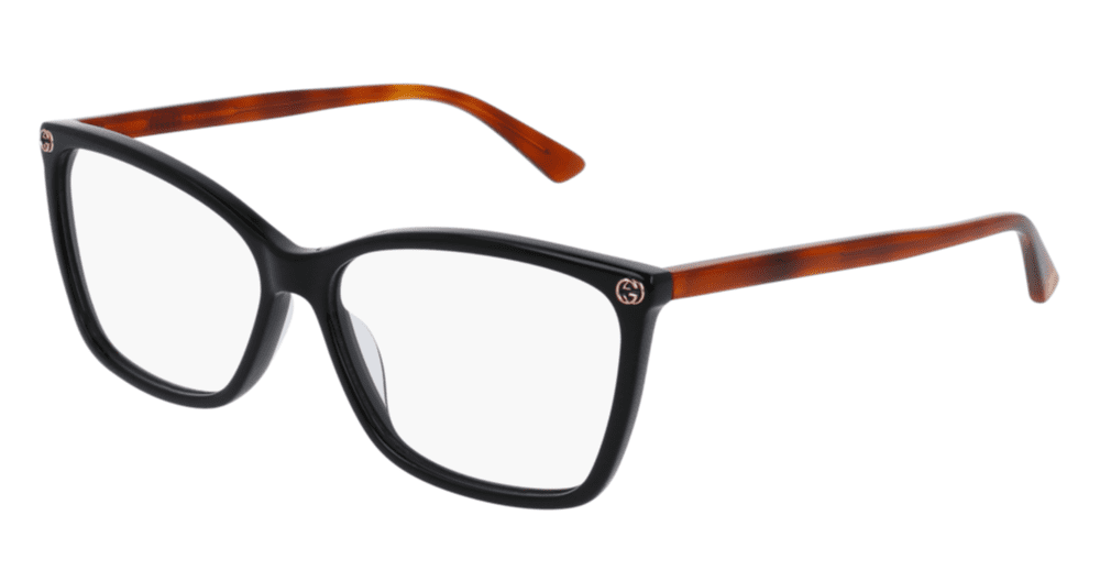 Gucci GG0025O Black Havana Eyeglass