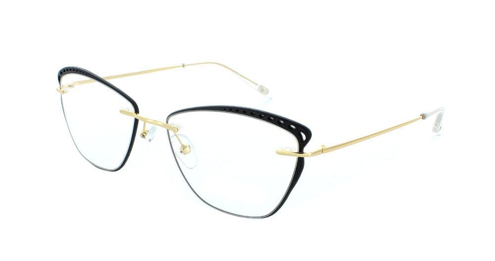 Tribeca READE Shiny Gold Eyeglass