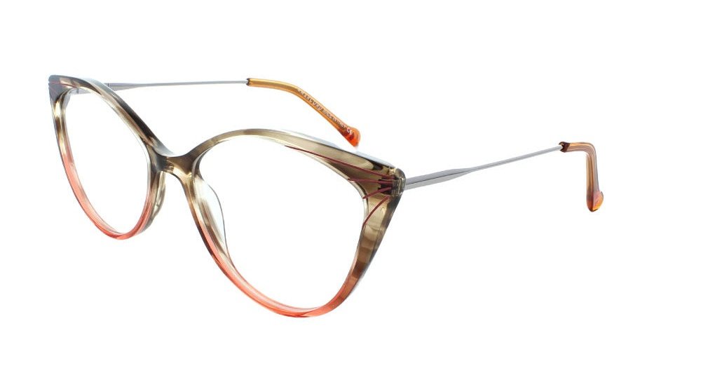 Tribeca Eyewear CENTRE demi orange/pink Eyeglasses