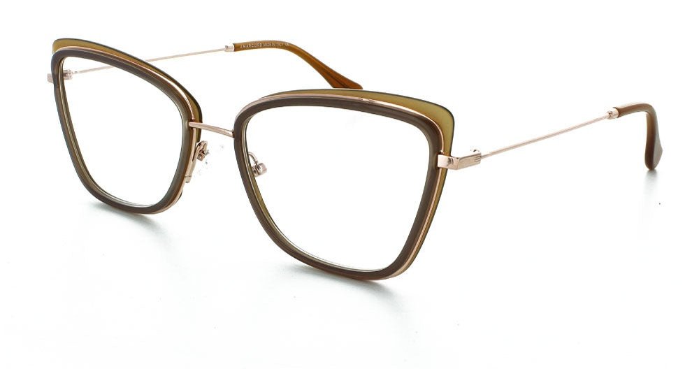 Tribeca Eyewear GREENWICH Gold/Brown Eyeglass