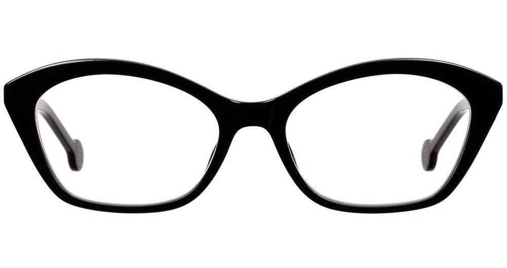 L.A. Eyeworks PANCAKE Blacktricity Eyeglass